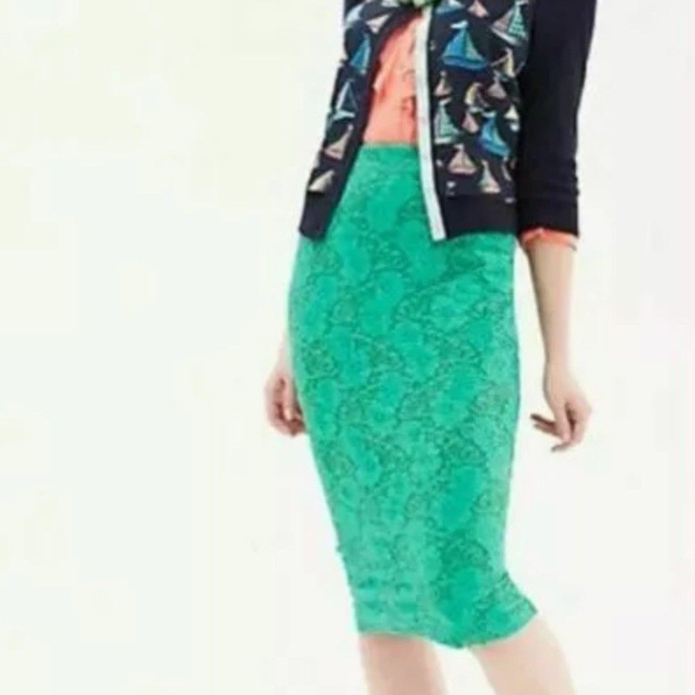 Anthropologie Maeve Alva Lace Pencil Skirt S Whimsigoth Prof Chic Quirky Retro